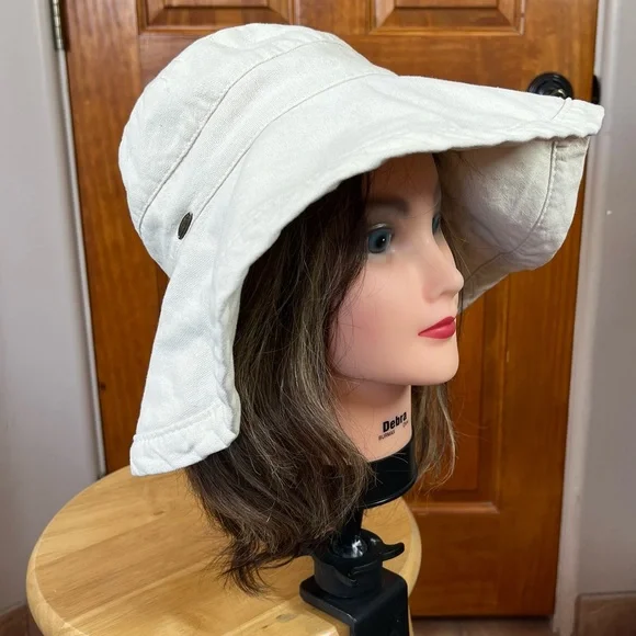 Scala Cream Wide-Brim Hat - Picture 12 of 13